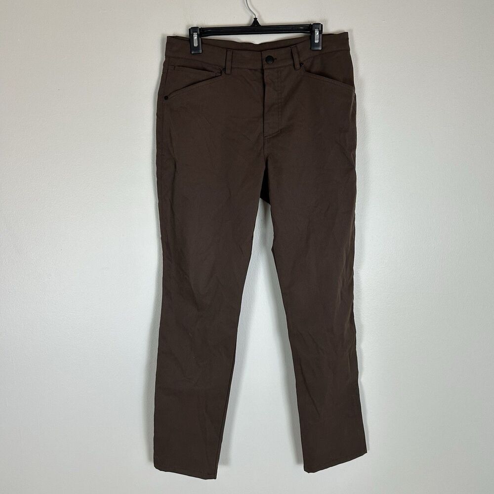 Myles Apparel Tour Pants Mens 33 X32 Brown Performance Five Pocket Trousers